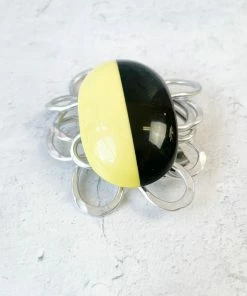 OC Jewelry Beatle Juice Magnet Brooch, Yellow OC Jewelry