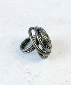 OC Jewelry OC Jewelry Knot Ring, Black