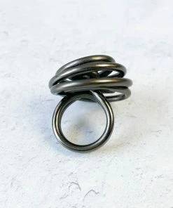 OC Jewelry OC Jewelry Knot Ring, Black