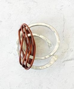OC Jewelry Lasso Magnet Brooch, Silver/Copper OC Jewelry
