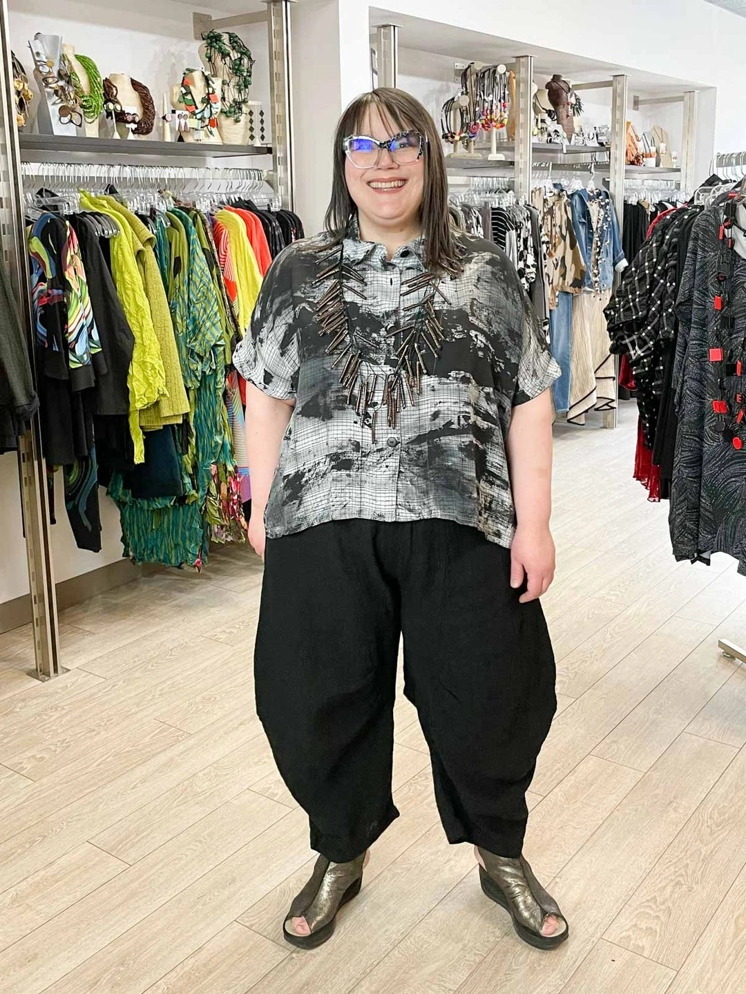 Dress To Kill Dress To Kill Cappy Shirt, Plaid Dye