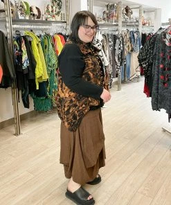 Dress To Kill Pintuck Vest, Linen Splotch Dress To Kill 14 Dress To Kill Pintuck Vest, Linen Splotch Dress To Kill