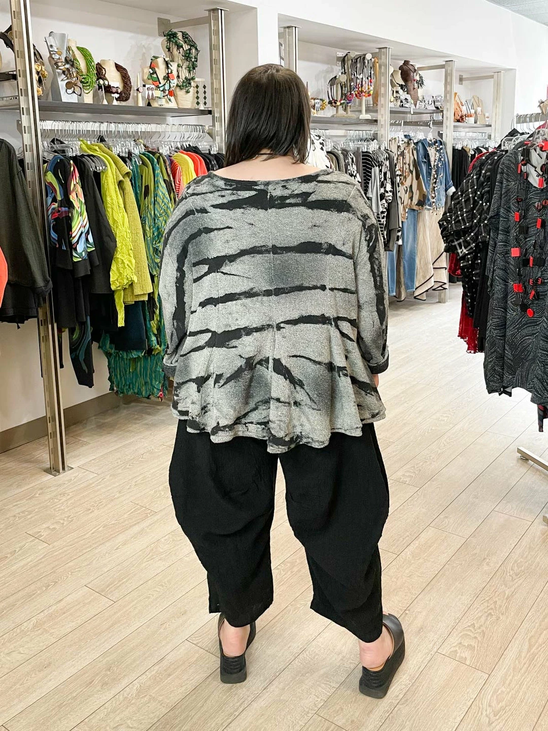 Dress To Kill Kam Pant, Black Gauze