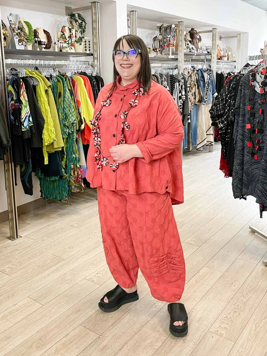 Dress To Kill Multi Folded Pant, Red Dot Dress To Kill 5 Dress To Kill Multi Folded Pant, Red Dot Dress To Kill