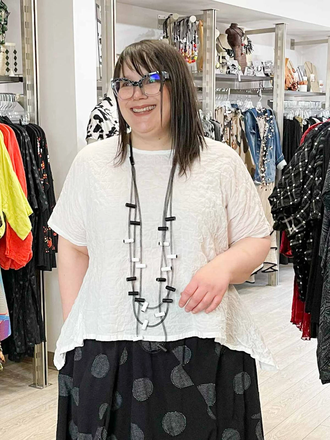 Dress To Kill Dress To Kill Tea Shirt, White Pucker