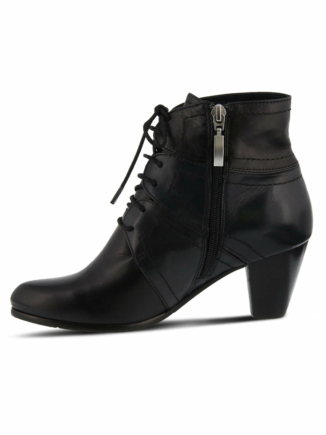 Spring Step Hilde Lace Up Bootie In Black 4 Spring Step Hilde Lace Up Bootie In Black