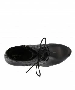 Spring Step Hilde Lace Up Bootie In Black 11 Spring Step Hilde Lace Up Bootie In Black