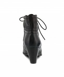 Spring Step Hilde Lace Up Bootie In Black 12 Spring Step Hilde Lace Up Bootie In Black