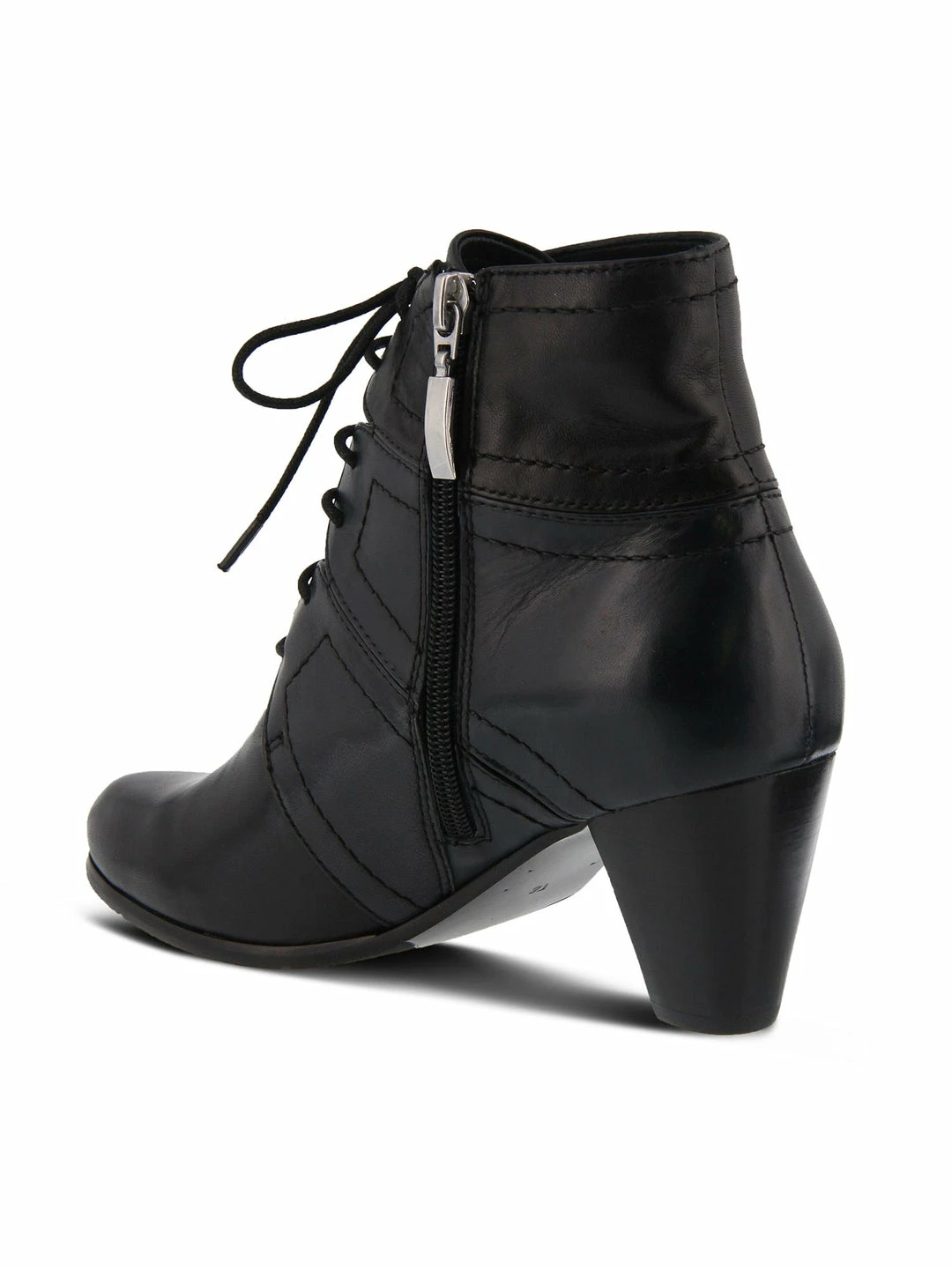 Spring Step Hilde Lace Up Bootie In Black 9 Spring Step Hilde Lace Up Bootie In Black