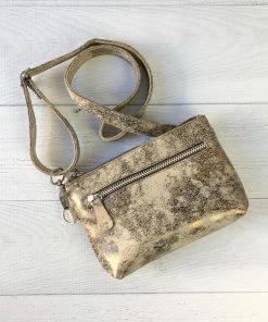 CoFi Leathers CoFi Leathers Kaitlin Convertible Hipbag, Gold