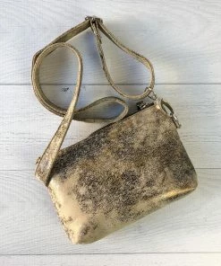 CoFi Leathers CoFi Leathers Kaitlin Convertible Hipbag, Gold