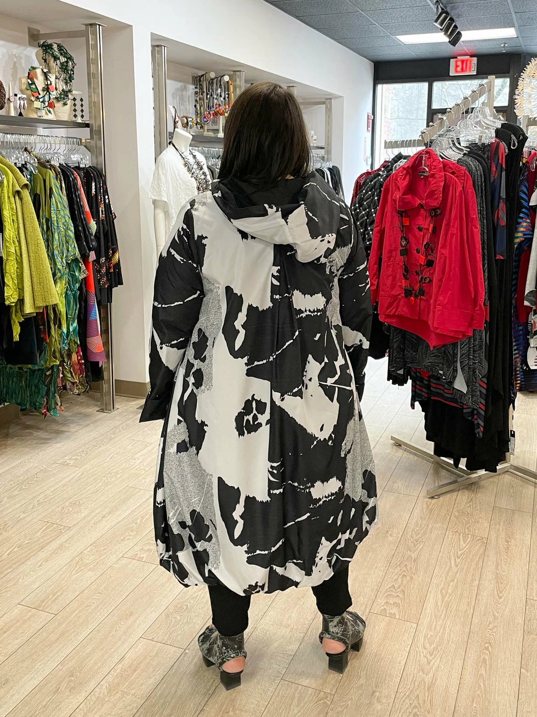 Igor Dobranic Igor Dobranic Bjork Reversible Jacket, Black/White/Grey 10 Igor Dobranic Igor Dobranic Bjork Reversible Jacket, Black/White/Grey