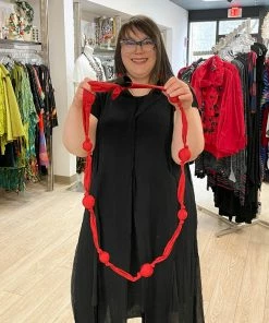 Igor Dobranic Luca Necklace/Belt, Red