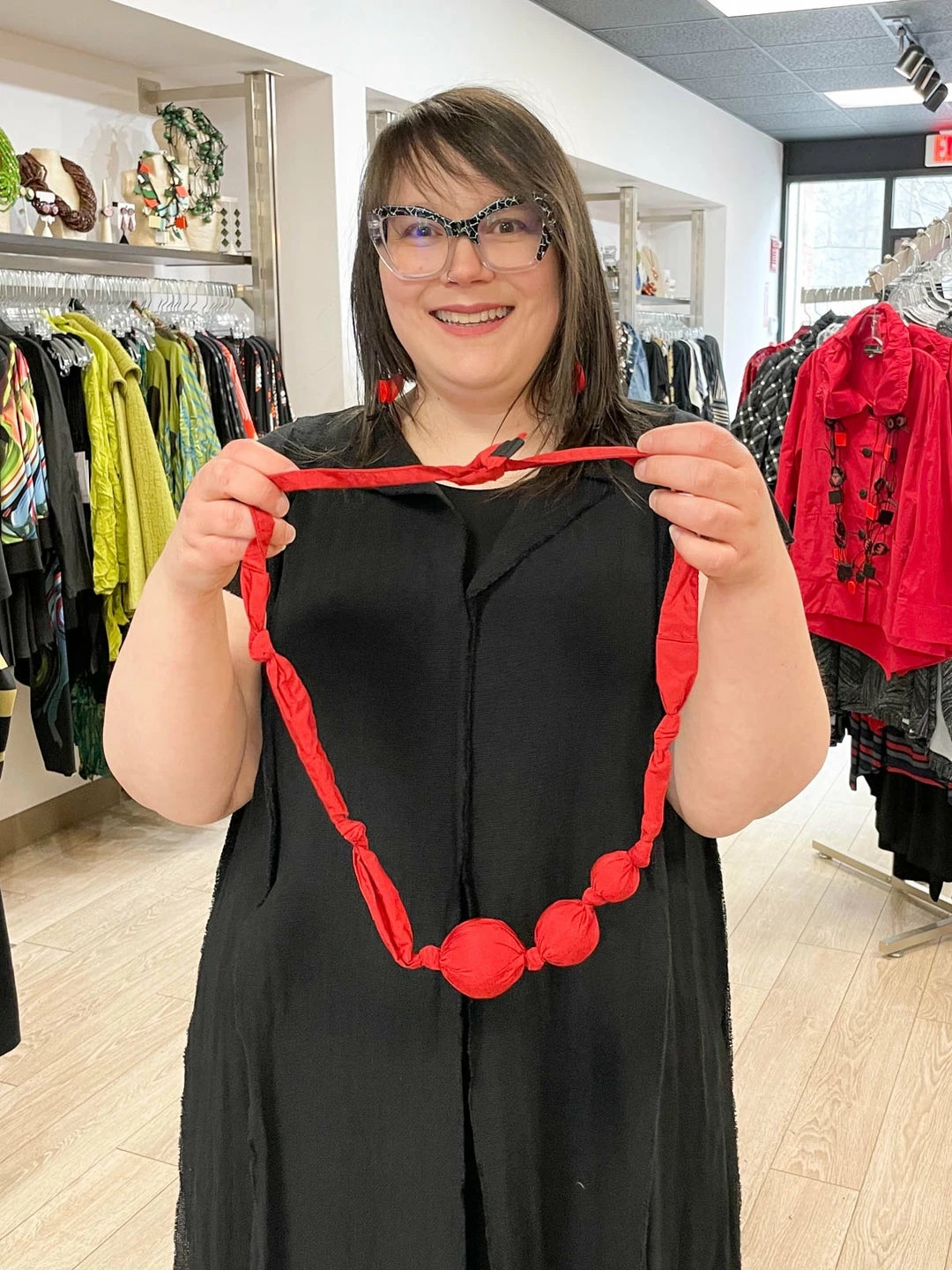 Igor Dobranic Igor Dobranic Story Bracelet/Necklace, Red