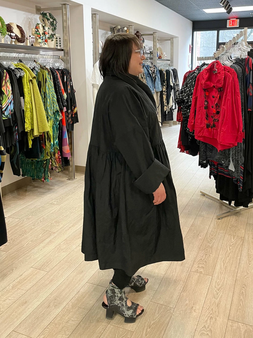 Igor Dobranic Letitia Trenchcoat, Black 5 Igor Dobranic Letitia Trenchcoat, Black