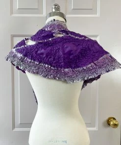 Imma Costa Imma Costa Crush Scarf, Purple/Silver