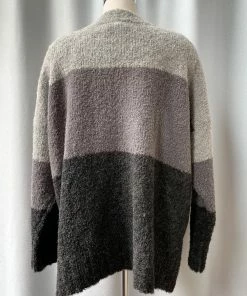 Iridium Color Block Cozy Sweater, Cloud