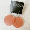 Phyllis Clark Designs Orange Flock Resin Earrings, Orange 2 Phyllis Clark Designs Orange Flock Resin Earrings, Orange