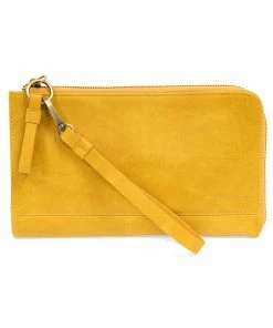 Joy Susan Karina Convertible Wristlet & Wallet, Mustard