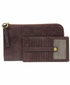 Joy Susan Karina Convertible Wristlet & Wallet, Aubergine Joy Susan