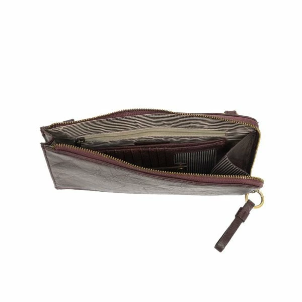 Joy Susan Karina Convertible Wristlet & Wallet, Aubergine Joy Susan 8 Joy Susan Karina Convertible Wristlet & Wallet, Aubergine Joy Susan