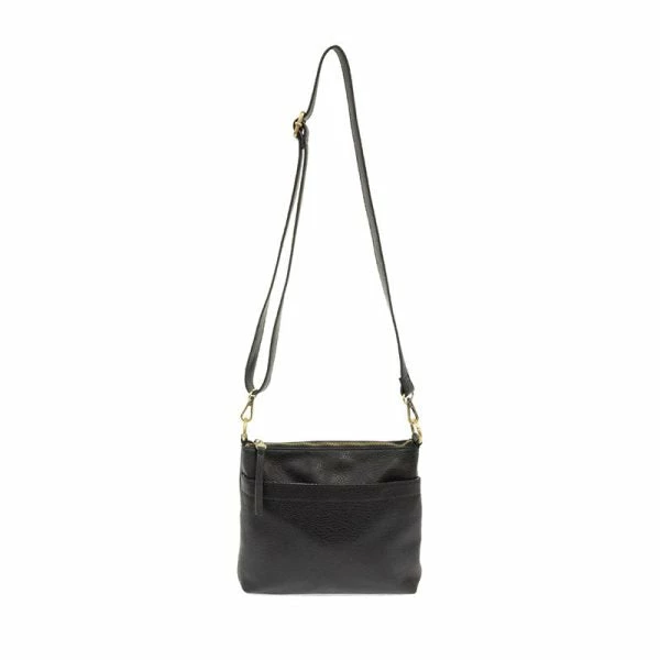 Joy Susan Layla Top Zip Crossbody Bag, Black Joy Susan
