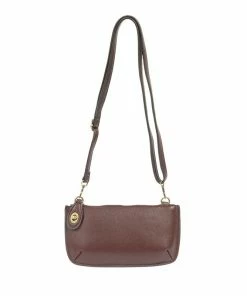 Joy Susan Joy Susan Mini Crossbody Wristlet Clutch, Oxblood