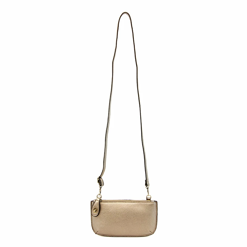 Joy Susan Mini Crossbody Wristlet Clutch, Metallic Light Bronze Joy Susan 5 Joy Susan Mini Crossbody Wristlet Clutch, Metallic Light Bronze Joy Susan