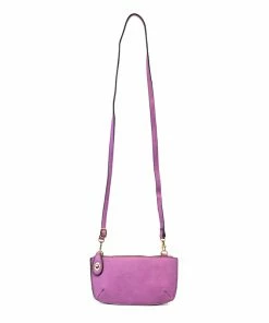 Joy Susan Joy Susan Mini Crossbody Wristlet Clutch, Grape