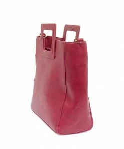 Joy Susan Sydney Square Handle Tote, Fuchsia Joy Susan
