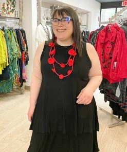 Kedem Sasson Kedem Sasson Hi Lo Tank Tunic, Black