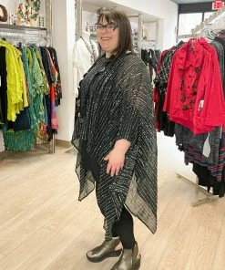 Kedem Sasson Sheer Crush Side Drape Topper, Stripes/Dots Kedem Sasson 18 Kedem Sasson Sheer Crush Side Drape Topper, Stripes/Dots Kedem Sasson