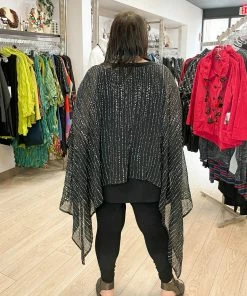 Kedem Sasson Sheer Crush Side Drape Topper, Stripes/Dots Kedem Sasson 19 Kedem Sasson Sheer Crush Side Drape Topper, Stripes/Dots Kedem Sasson