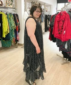 Kedem Sasson Kedem Sasson Sheer Crush Tank Dress, Stripes/Dots 12 Kedem Sasson Kedem Sasson Sheer Crush Tank Dress, Stripes/Dots