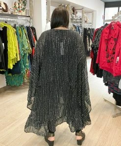 Kedem Sasson Sheer Crush Side Drape Topper, Stripes/Dots Kedem Sasson 23 Kedem Sasson Sheer Crush Side Drape Topper, Stripes/Dots Kedem Sasson