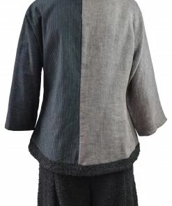 Khangura Jazzy Top, Brown/Black Khangura