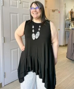 Kozan Jazzy Tunic, Black Tencel