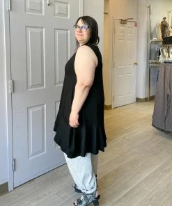 Kozan Jazzy Tunic, Black Tencel