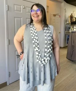 Kozan Kozan Marianna Tunic, Dove Cut Out