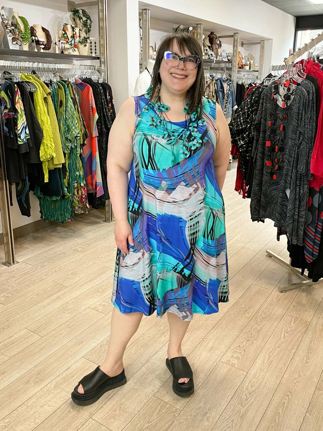 Kozan Dulce Dress, Tropicana Tencel 5 Kozan Dulce Dress, Tropicana Tencel