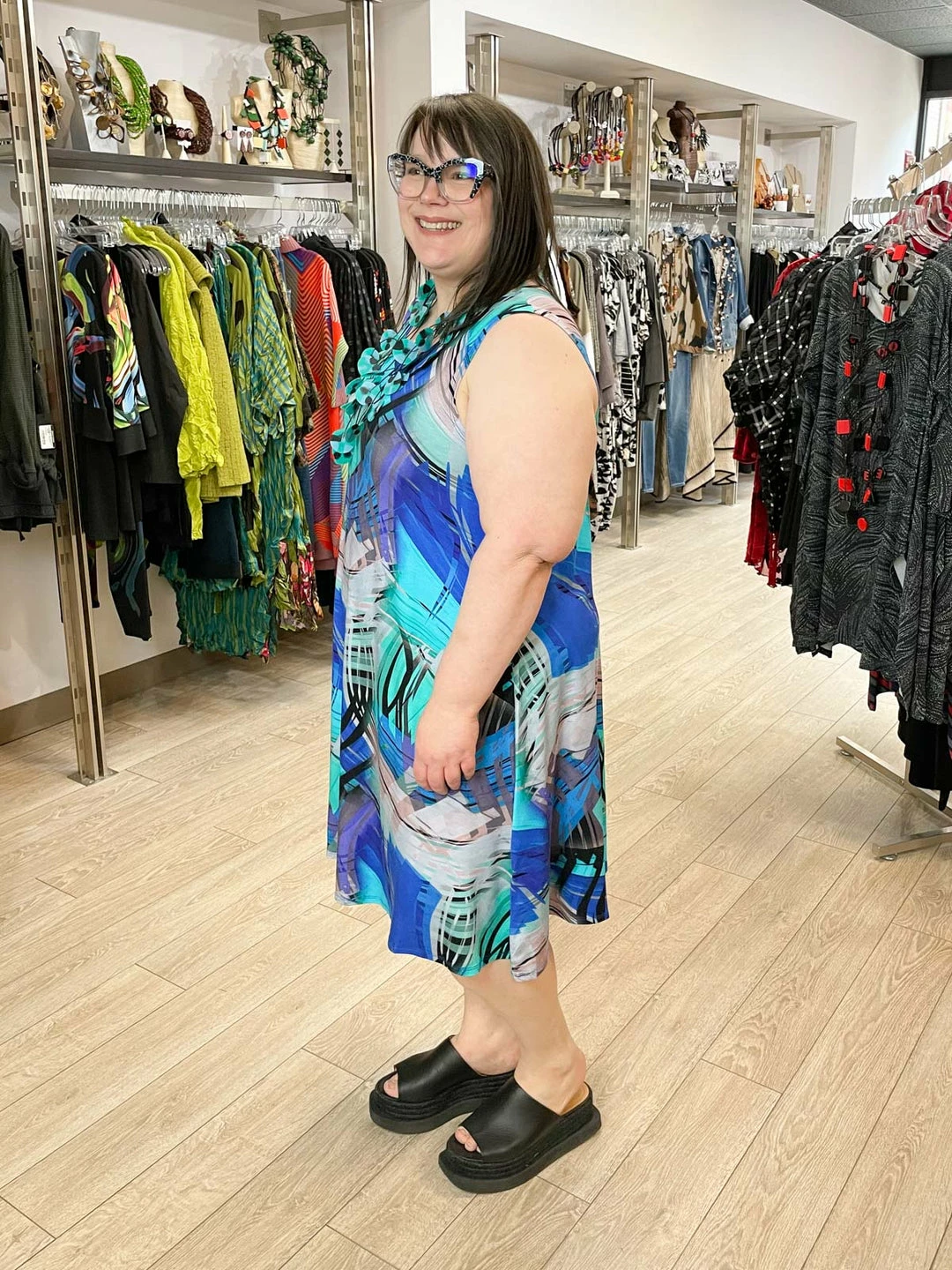 Kozan Dulce Dress, Tropicana Tencel 6 Kozan Dulce Dress, Tropicana Tencel