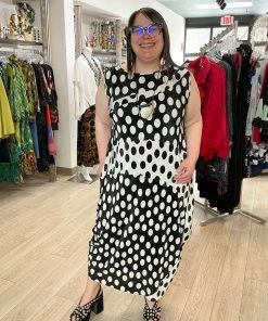 Kozan Olivia Dress, Salt & Pepper