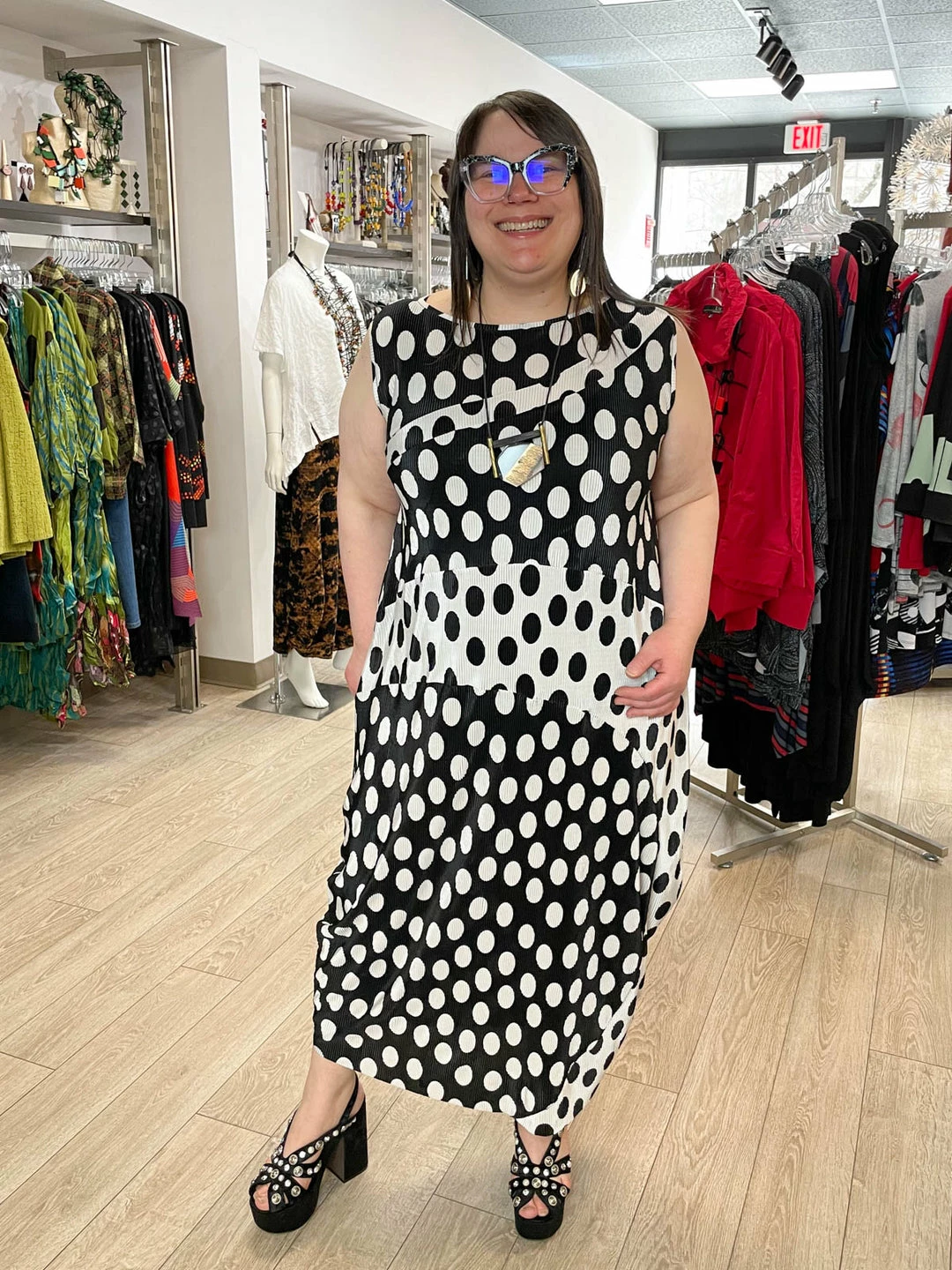 Kozan Olivia Dress, Salt & Pepper 4 Kozan Olivia Dress, Salt & Pepper