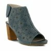 L'Artiste Fab Sling Back Mule - Blue L'Artiste