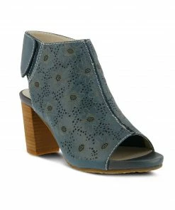 L'Artiste Fab Sling Back Mule - Blue L'Artiste