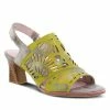 L'Artiste Luetta Cut Out Sandal - Yellow Multi