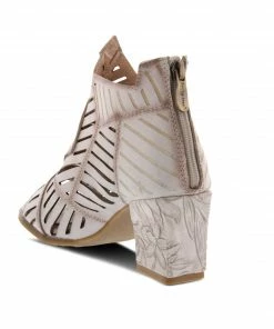 L'Artiste Angular Open Toe Heel - Bone L'Artiste