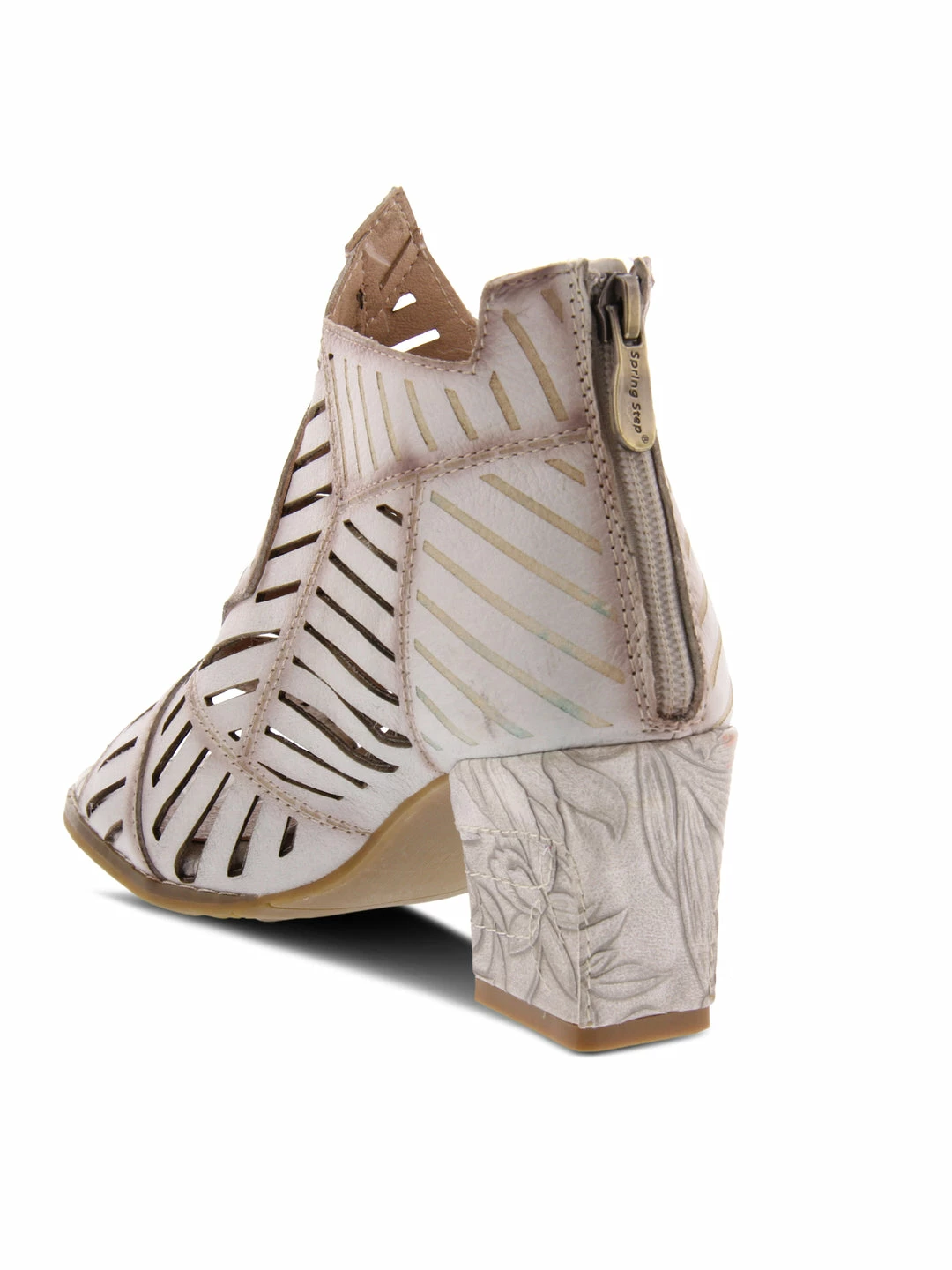 L'Artiste Angular Open Toe Heel - Bone L'Artiste