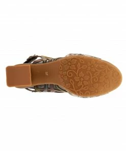 L'Artiste Sanstar Laser Cut Sandals In Grey Multi 15 L'Artiste Sanstar Laser Cut Sandals In Grey Multi