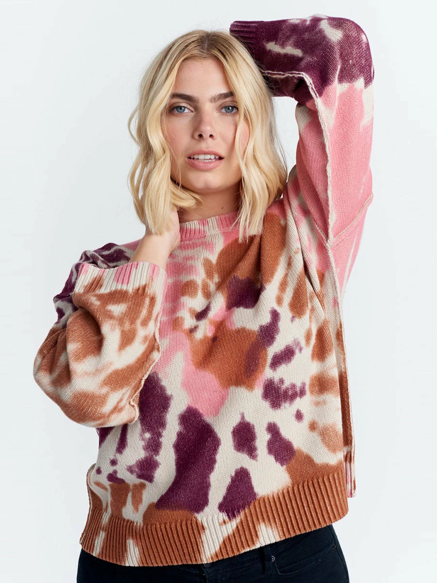 Lisa Todd Lisa Todd Dreamscape Sweater, Candy Pop 3 Lisa Todd Lisa Todd Dreamscape Sweater, Candy Pop